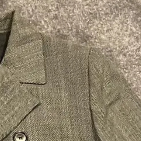 (1) Trendy Vintage Gray Patterned Max Mara Wool Suit Jacket Women’s Size 10 - Picture 15 of 15